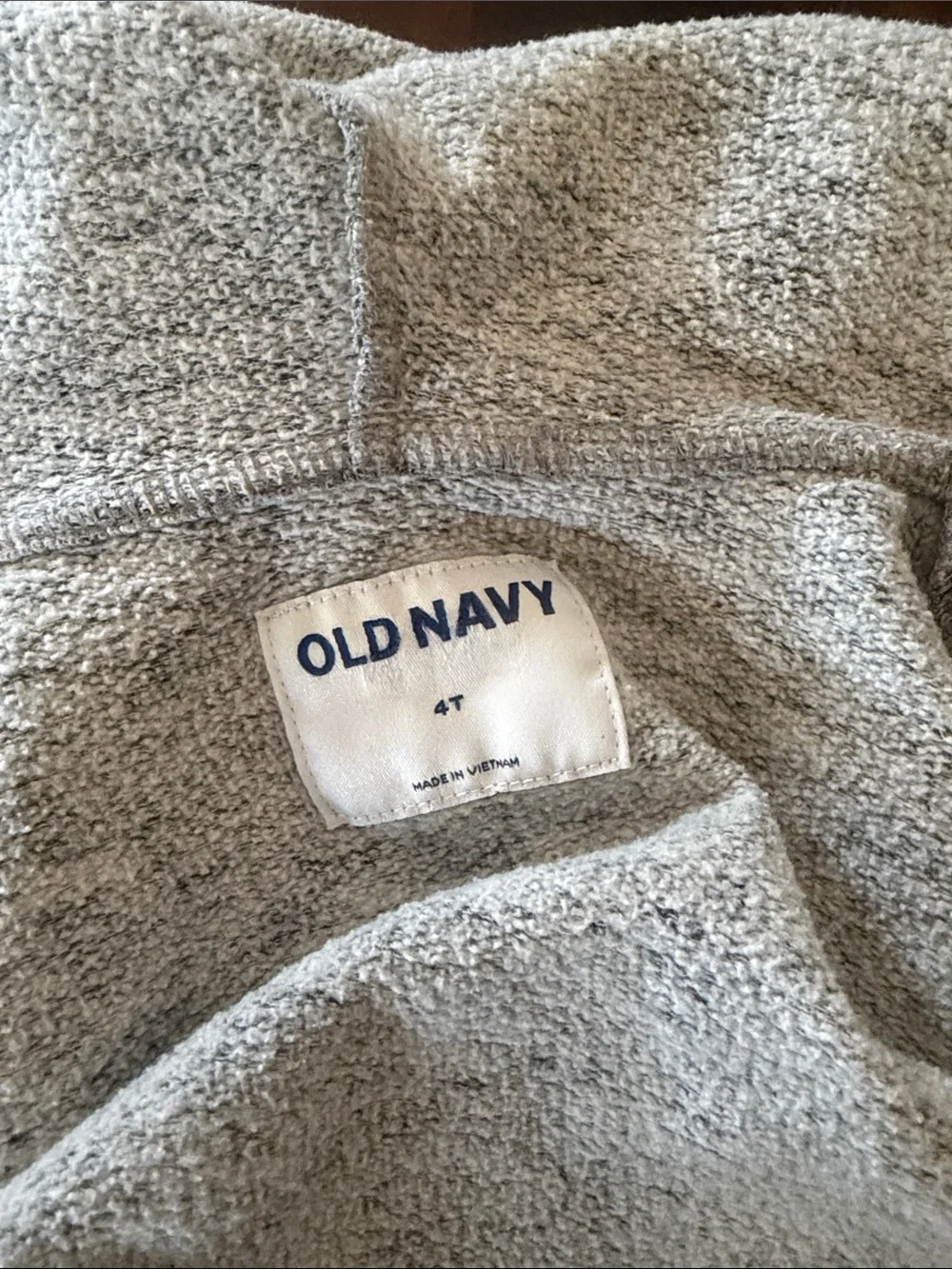 Old Navy Light Gray Heather Front Zip Hoodie